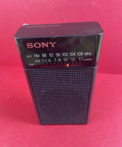 Sony icf p26 - sony, icf‐p26