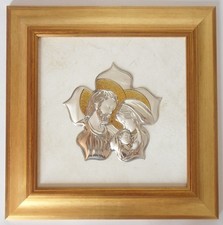 ICONA SACRA FAMIGLIA ARGENTO