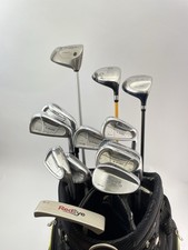 Confezione Uomo Golf Rife Set 11 Mazze Regular Flex/Destra/Nuove Mid Grips/Stand Bag