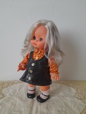 BAMBOLA ZANINI ZAMBELLI IN VINILE CM 33 VINTAGE '70