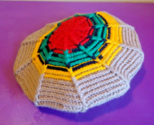 RASTA HAT / CAPPELLO UNCINETTO /Reggae/Ska/Jamaica/Bob Marley/Alborosie/Dub/Rap