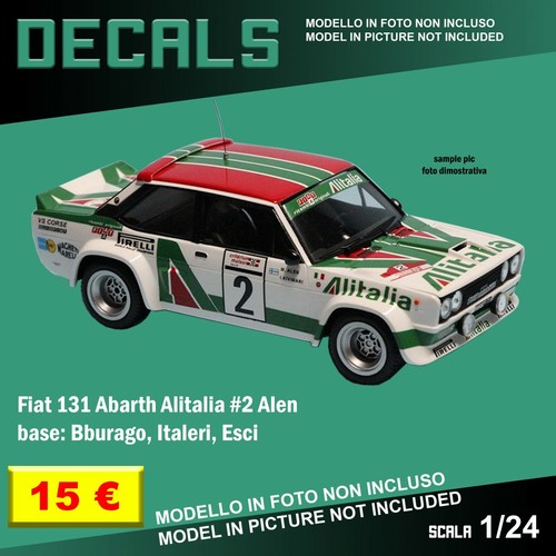 Decals repro fiat 131 abarth - 131,