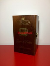 1997 SIBONA GRAPPA DI BARBERA Scatola Legno Vintage Botte di Rovere No Bottiglia