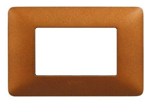 Bticino placca moduli - 3, rosso