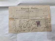 FATTURA FABBRICATORE DI MOBILI-SERRAMENTA TRADATE VARESE PRIMI 900.