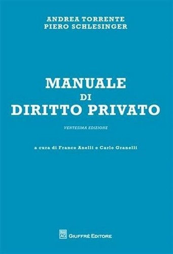 Manuale diritto privato - manuale, di