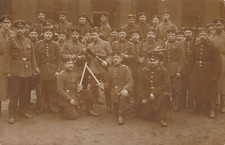 B5 - Foto Photo Fotografia Fotocartolina WW1 - Gruppo Soldati Sciabole Fanteria