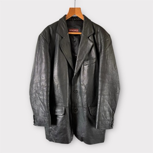 Giacca cappotto pelle moto