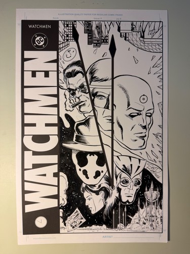 Watchmen original comic art - watchmen,