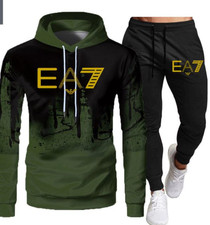 Tuta pantalone felpa maglia uomo sportiva Jogging sport cappuccio vari colori