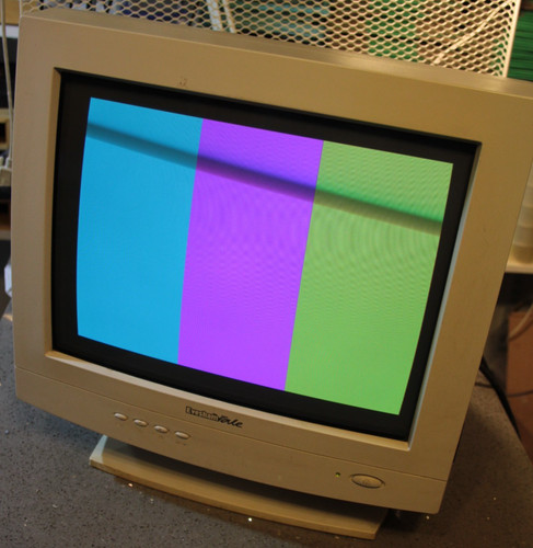 Monitor colori vibrante - monitor, a