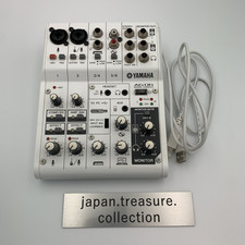 Mixer digitale 6 canali Yamaha AG06 bianco buone condizioni dal Giappone