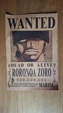 Poster Wanted Roronoa Zoro