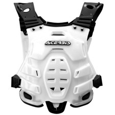 PETTORINA ACERBIS PROFILE CHEST PROTECTOR COMODA REGOLABILE BIANCO 