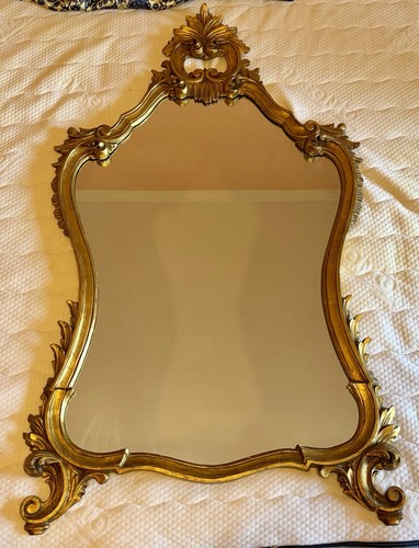 Specchiera legno dorato - specchiera, in