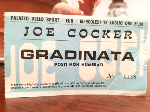 Joe cocker luglio 1972 - joe,