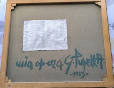 Maestro Gianni Pupella olio su tela 70x60 firmato - Anno 1983