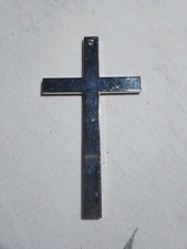 Cross pendant cm 8 steel
