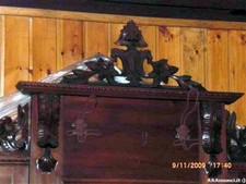 Appendiabiti, specchiera, Cappottiera stile Liberty.