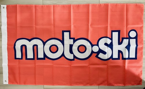 Moto ski vintage 3x5ft flag - 3x5ft,
