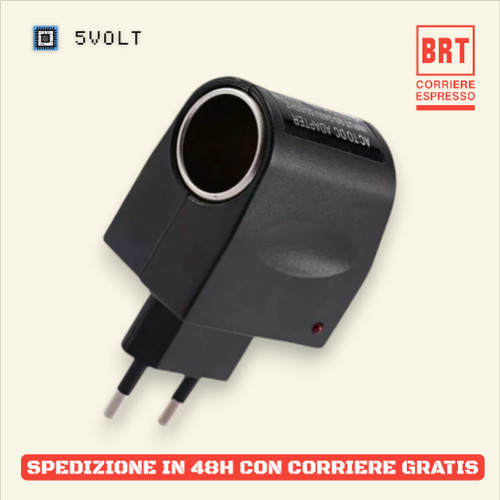 Adattatore caricabatterie auto