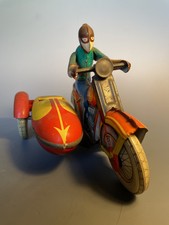 Moto in latta vintage con