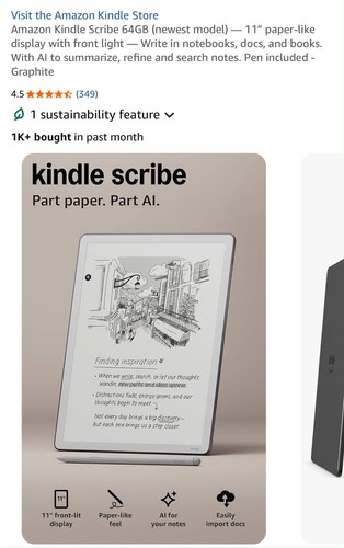 Amazon kindle scribe - amazon,