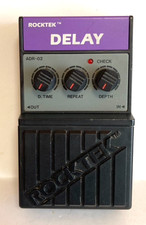 Rocktek ADR-02 Pedale per chitarra effetti ritardati anni 90 dal Giappone...