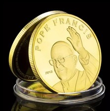 MONEDA ORO PAPA FRANCISCO -