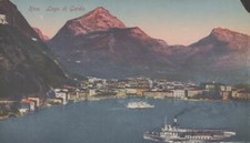  Cartolina d'epoca Riva, Lago