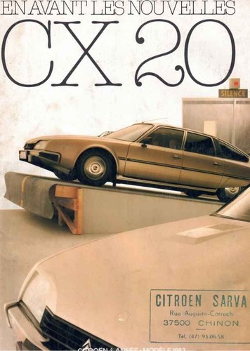 Catalogue brochure citroën - catalogue, cx
