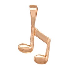 14k Rose Gold Solid Musical
