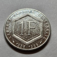1 franc Charles de Gaulle 1988