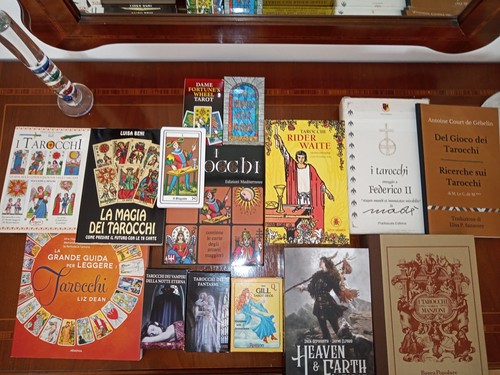 Lotto libri mazzi tarocchi - libri,