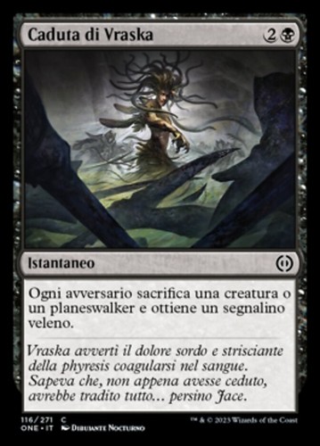 Mtg vraska fall foil exc - mtg, vraska's