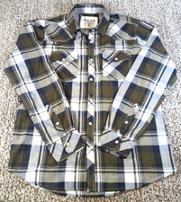 Reclaim Standard Western Pearl Snap manica lunga uomo taglia media