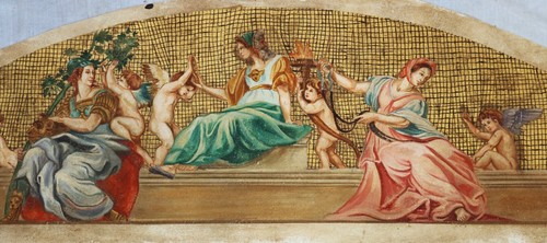 Affresco tela forma di - a,