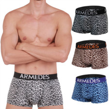Armedes Men's Leopard Print
