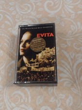 MADONNA EVITA SOUNDTRACK OST RARE 2 CASSETTE TAPE MC WARNER 1996 OTTIME LEGGI