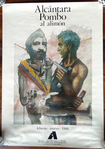 Poster esposizione firmato - poster,