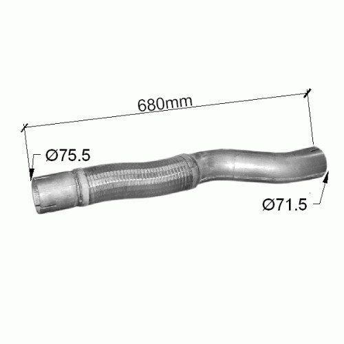 Tubo intermedio per - , mercedes