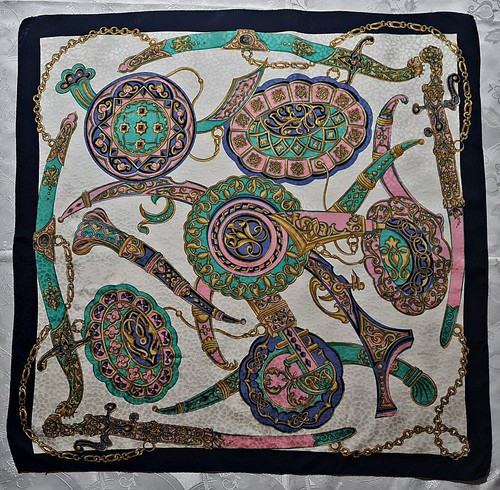 Sciarpa vintage autentica - sciarpa,