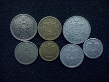 Monaco 1 - 20 franchi, 1943-47, Luigi II