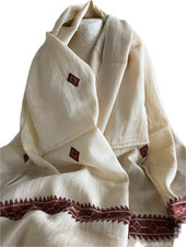 Sciarpa color crema, pura