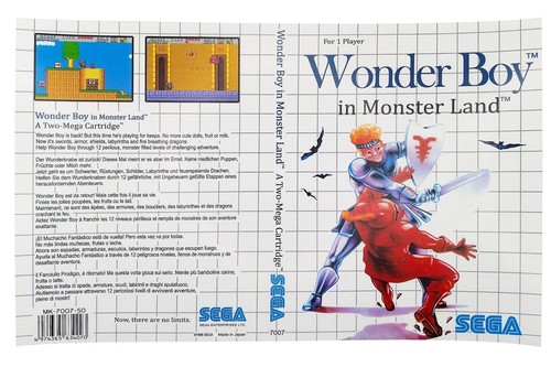 Cover ricambio wonder boy - di,