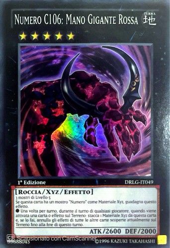 Numero c106 mano gigante - numero,