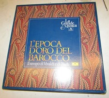 33 giri La Grande Musica  l'epoca d'oro del barocco  4 LP Mondadori mai usati