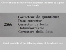 ETA VALJOUX 7753 CORRECTEUR DE