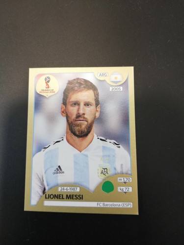 Figurina panini messi mondiali - messi,