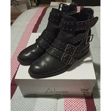 Stivaletti biker donna in vera